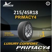 ราคา (ส่งฟรี) Michelin 215/45R18 รุ่น PRIMACY-4 ยางใหม่ ปี2024 (1เส้น) มีรับประกัน แถมจุ๊บลม ยางมิชลิน ขอบ18 : 215 45R18 (42704526302)