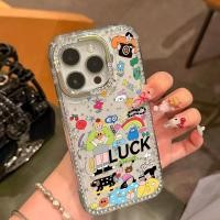 ราคา สไตล์ผ่อนคลาย กรอบหินประกายเหมาะสําหรับเคสโทรศัพท์ ไอโฟน 16 มือโปร (51457675491)