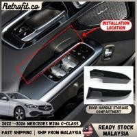ราคา 22 ~ 26 Mercedes C-class ภายในมือจับประตูกล่องเก็บสําหรับ Mercedes W206 C180 C200 C300 C350 C43 C63 Organizer (56354865176)