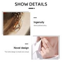ราคา Heart-shaped diamond ring simple ring full of diamonds love tail ring (29135003677)