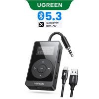 ราคา UGREEN 2 in 1 Bluetooth 5.3 เครื่องรับสัญญาณหน้าจอเครื่องส่งสัญญาณ OLED ความละเอียดสูงจอแสดงผลรองรับ SBC/aptX/aptx_HD/aptx ปรับสําหรับทีวี/รถ/เครื่องบิน/ลําโพง (48908124849)