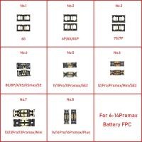 ราคา 5-10 ชิ้น ขั้วต่อ FPC แบตเตอรี่ สำหรับ iPhone 11 12 13 14 Pro Max mini 8 plus x xs XR 6 6s 7 SE2 SE3 ปลั๊กเมนบอร์ด (27575519343)