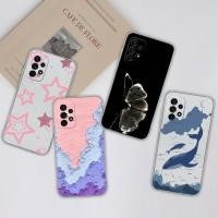 ราคา ปลอกสําหรับ Samsung Galaxy A52 สีชมพู Star Whale Anti-drop กันกระแทกป้องกันกล้องน้ําหนักเบาฝาครอบโทรศัพท์ใสสําหรับ SamsungA52 samsung a52 ซิลิโคน Capa กันชน (53551707436)