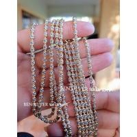 ราคา สร้อยคอเงินแท้อิตาลีถังทอง 2 กษัตริย์ชุบทองคำขาว 3 มิล[ขนาด=บาท] (50702204504)