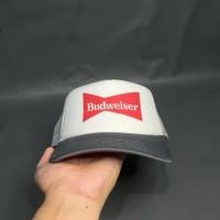 ราคา BUDWEISER Trucker Hat Ball Cap SNAPBACK Mesh Back Foam Crown (40579445791)