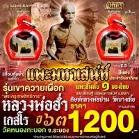 ราคา แพะมหาเสนห์ รุ่นเขาควายเผือก เลี่ยมสีแดง ประจำวันอาทิตย์ หลวงพ่ออ่ำ เกสโร วัดหนองกระบอก ปี 63 (แพะอันดับ 1 ของไทย) (43823973823)