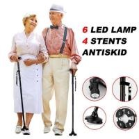 ราคา Alitech MAGIC CANE with LED Light ไม้เท้าช่วยพยุงเดินสำหรับผู้สูงอายุ ไม้เท้าพับได้ พร้อมไฟฉาย (4281892289)