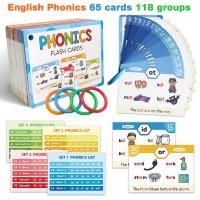 ราคา English Phonics Natural Spelling Flash Card แฟลชการ์ด Root Spelling Learning Word Card (42724067437)