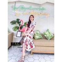 ราคา เดรสมือสอง เดรสงานป้าย NaNa แม็กซี่เดรส (15612805993)