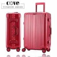 ราคา Cove Luggage กระเป๋าเดินทางล้อลากขนาด Tango Red (118972908)