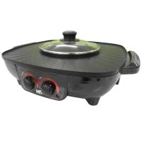 ราคา MD เตาหมูกระทะ เตาปิ้งย่างไฟฟ้า กระทะปิ้งย่าง เตาBBQ เตาย่างไฟฟ้า เตาย่างชาบู รุ่น BBQ-1501S (7761156865)