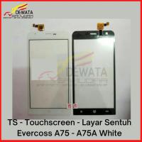 ราคา LAYAR TS - หน้าจอสัมผัส - หน้าจอสัมผัส Evercoss A75 - A75A สีขาว (43605639224)