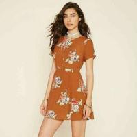 ราคา Forever21 ชุดเดรสลายดอก (4460327991)