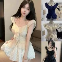 ราคา เสื้อทรงเปิดไหล่แต่งระบายด้านหลังผ้าชีฟองบางๆใส่หุ่นแซ่บๆไซ78 (47500444411)