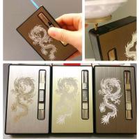 ราคา กล่องเก็บบุหรี่ 2 IN 1 สามารถใส่บุหรี่เล็กยาวได้ งานสวย ใส่ได้ (20มวน ) (9268902009)