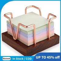 ราคา ไม้ Sticky Note Holder, 3 X 3 นิ้ว Self-Stick Note Memo Pad สําหรับโต๊ะ, Notepad Dispenser สําหรับโรงเรียน Office (43319027386)