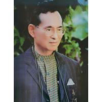 ราคา รูปถ่าย ในหลวงรัชกาลที่ 9 King Bhumibol Rama IX POSTER 7.4”x10.3” Thai Monarchy Photo Siam (56401935002)