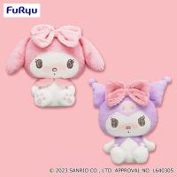 ราคา ตุ๊กตา คุโรมิ มายเมโลดี้ (My Melody & Kuromi - Lovely Puff BIG Plush) #TOREBA (23357026550)