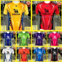 ราคา เสื้อกีฬา K10 สิงห์ Singha เสื้อบอล โลโก้สิงห์ ใส่สบาย แห้งง่าย ไม่ร้อน football T-shirt sport (สิงห์K10) (23736755910)