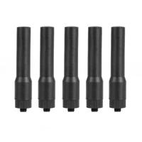 ราคา ใหม่ SF20 สีดํา Mini walkie talkie เสาอากาศ SMA-F Dual Band 144MHz/430MHz เสาอากาศแบบนุ่มสําหรับ BAOFENG UV-5R BF-888S DM-5R TYT (56107740704)