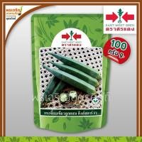 ราคา เมล็ดพันธุ์กระเจี๊บบ กระเจี๊ยบเขียว คิงส์สตาร์ F1 (100 กรัม) เมล็ดกระเจี๊ยบเขียวศรแดง เมล็ดพันธุ์ผักสวนครัว ตราศรแดง (8428446616)