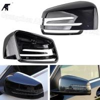 ราคา 1 คู่ Gloss Black Wing กระจกสําหรับ Mercedes Benz ACS Class W221 W204 W176 W212 (51758097652)