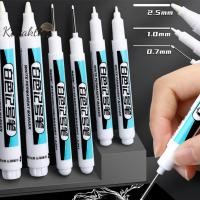 ราคา Kayaktion 0.7 / 1.0 / 2.5 มม.กันน้ําสีขาว Tread Paint Marker ปากกายางรถ Paing สวยงาม (56905070434)