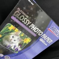 ราคา Hi-jet กระดาษโฟโต้ ผิวมัน Inkjet Platinum Glossy Photo Paper 180 แกรม A4 100 แผ่น (9343297434)