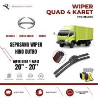 ราคา Hino Dutro Quad ที่ปัดน้ําฝนกระจกรถยนต์ฟรีผ้าไมโครไฟเบอร์ (42978950700)