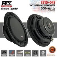 ราคา ลำโพงซับวูฟเฟอร์ติดรถยนต์ 10 นิ้ว ลำโพงเบส Subwoofer ยี่ห้อ MTX AUDIO แท้!! มีใบรับประกัน รุ่น 3510-04S ซับบางโครงปั้ม (24282979259)