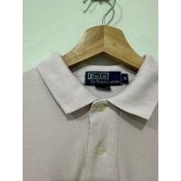 ราคา เสื้อคอปกมือสอง แท้ Polo Ralph Lauren สีดรอปกว่าสีจริง เนื่องจากแสง สีจริงเป็นชมพูอมม่วง พาสเทล (24974467452)