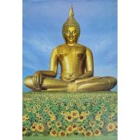 ราคา โปสเตอร์ รูปถ่าย พระ พระพุทธรูป มหานวมินทร์ ศากยมุนีศรีวิเศษชัยชาญ วัดม่วง POSTER 24"x35" นิ้ว Buddha Statue Wat Muang (2822798879)