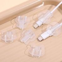 ราคา [ Featured ] 1/2/5 ชิ้น สายเคเบิลข้อมูล Iphone คลิปคงที่ ฝาครอบป้องกัน Apple Android TPU หัวชาร์จ สายเคเบิลข้อมูล ฝาครอบป้องกัน กระต่าย หมี ใส สายเคเบิล ป้องกัน (21976186592)