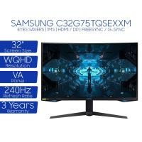 ราคา MONITOR (จอมอนิเตอร์) SAMSUNG รุ่น LC32G75TQSEXXT 32" 240Hz Gaming Curved ประกัน 3 ปี (4760721674)