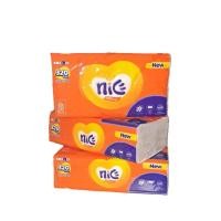 ราคา [ 2 ชิ้น ] Nice Tissue 320 แผ่น nice Tissue ขนาดเล็ก L กระดาษเช็ดหน้าอเนกประสงค์ (51956165098)