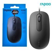 ราคา USB Optical Mouse RAPOO N200 Black (6492724725)