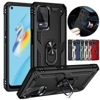ราคา สําหรับ OPPO A54 4G กันกระแทกเกราะทหารกรณีแหวน Kickstand Holder Cover (29658612742)