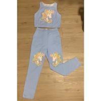 ราคา ชุดเซ็ตกางเกงขายาว ลายม้ายูนิคอร์น (2393185481)