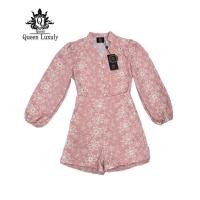 ราคา (L) ชุดเซตขาสั้น เสื้อแขนยาว+กางเกงขาสั้น งานปักแน่นๆ สวยมากๆ งานป้าย queen luxuly (22712273327)