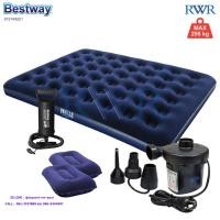 ราคา Bestway ชุดที่นอนเป่าลม แคมป์ปิ้ง ปิคนิค 5 ฟุต (ควีน) 2.03x1.52x0.22 ม. หมอน 2 ใบ-ที่สูบลม รุ่น 67374 + ที่สูบลมไฟฟ้า (26668300051)
