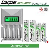 ราคา ใหม่ Energizer AA/AAA 1.2V NiMH แบตเตอรี่ชาร์จ + 4 ช่องจอแสดงผล LCD สมาร์ทแบตเตอรี่ Charger US Plug (28132326401)