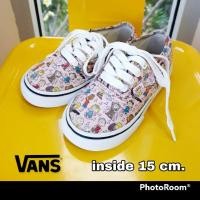ราคา รองเท้าเด็กมือสอง มือ 2 รองเท้าผ้าใบเด็ก Vans (16211418532)