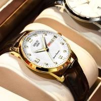 ราคา นาฬิกาข้อมือ Swiss สายหนังวัวแท้ กันน้ํา สําหรับผู้ชาย 2023 (18592360703)