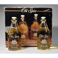 ราคา Old Spice Leather cologne & aftershave set (27152949497)
