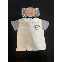 ราคา เสื้อเชิ้ตคอบัวแขนสั้นลาย Baby Mickeymouse ของเด็กมือสอง (สีขาว) Size 95 แบรนด์ Disney ของแท้ ✨% สภาพ 85% (40609231862)