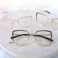ราคา BIG METAL CATTY GLASSES FRAME AC1907 (29737907226)
