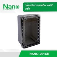 ราคา กล่องกันน้ำพลาสติก NANO ฝาใส NANO-201CB (8602850562)
