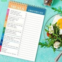 ราคา SONAR สมุดบันทึกวางแผนรายสัปดาห์, สมุดวางแผน A5 กว้าง To Do Planner Weekly Meal Planner Pad, Daily Planner Schedules เครื่องเขียน Undated To Do Planner List Pad อุปกรณ์การเรียน (57206280052)