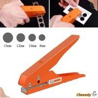ราคา CHEESELY คีมเจาะขอบ, 8 มม.10 มม.12 มม.15 มม.เครื่องมือเจาะทนทาน,เครื่องตัดกระดาษรอบ Countersink เจาะสกรูหมวก Punch บัตรเครดิต Photo กระดาษการ์ดมุม (24796002395)