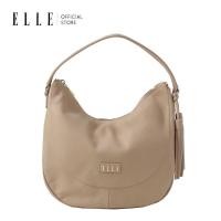 ราคา กระเป๋าสะพายผู้หญิง รุ่น ELLE TASSEL หนังแท้สีเบจ (16886888002)